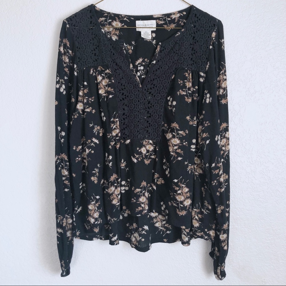Denim & Supply Ralph Lauren Floral Boho Blouse
